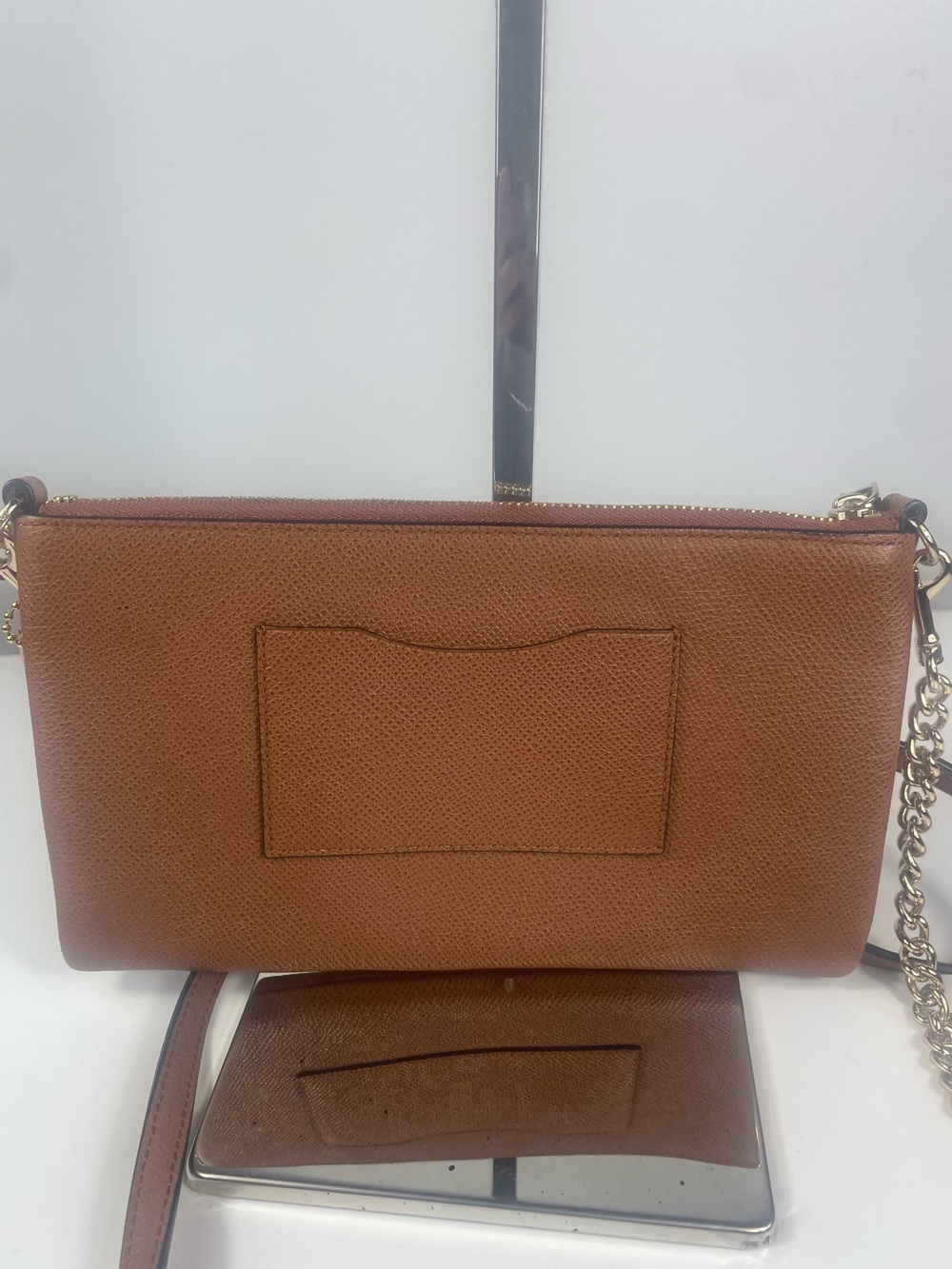 Coach Kylie Textured Leather Crossbody - Picture 6 of 12